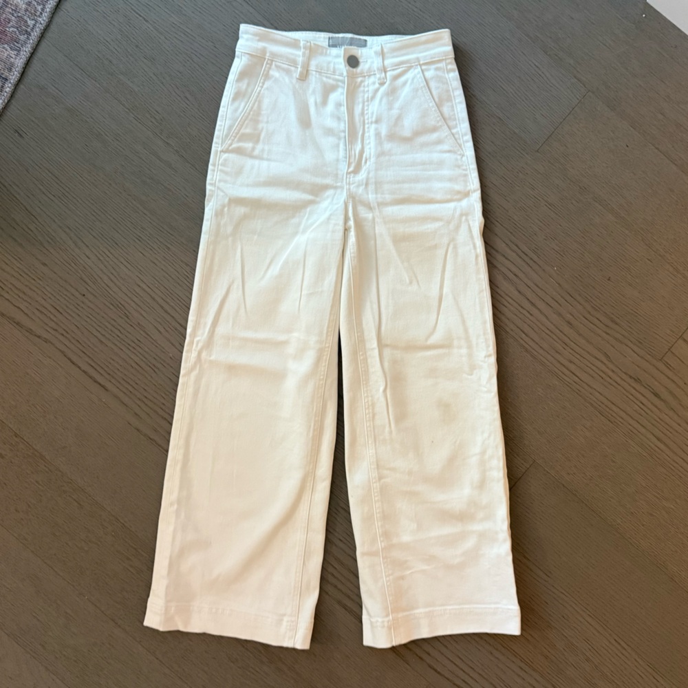 Everlane White Wide Leg Pants